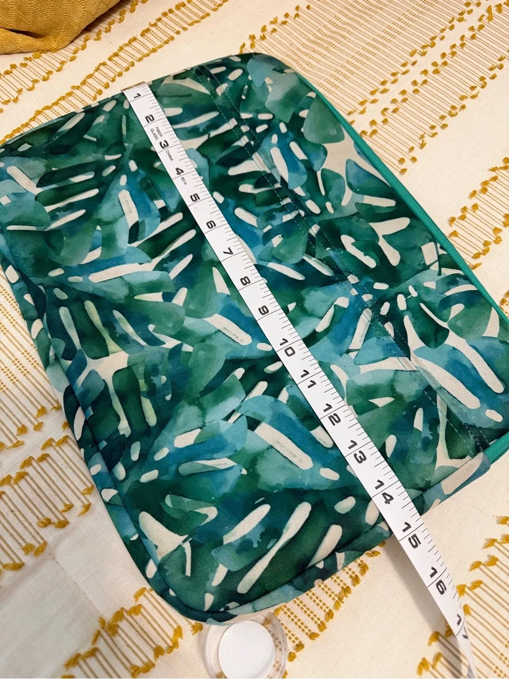 Tropical Teal Laptop Pouch